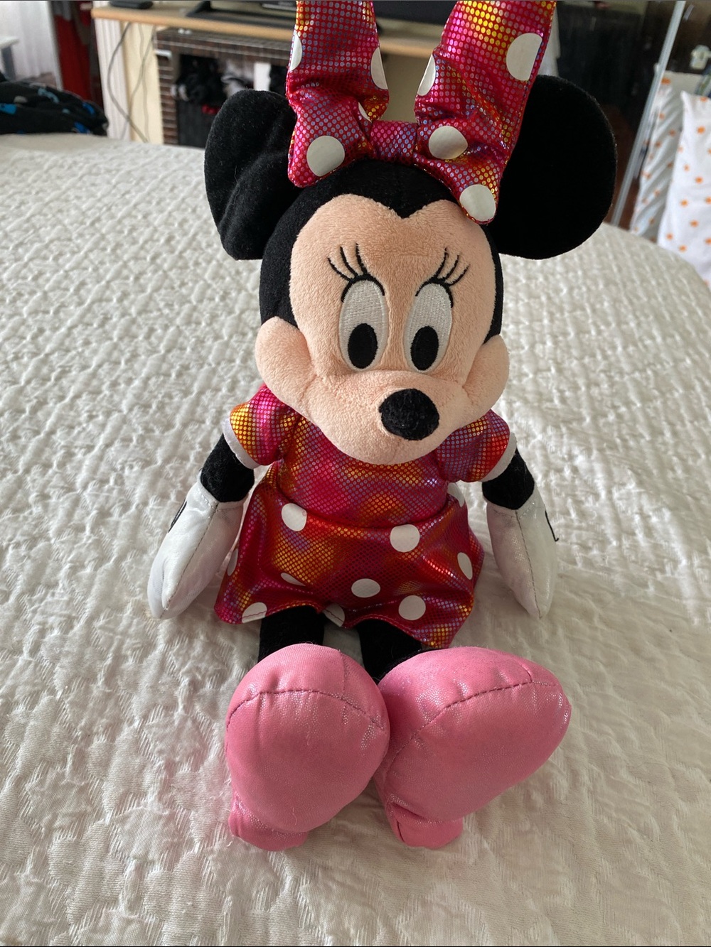 TY Disney Minnie Mouse sparkle - Pink Bow, Pink Shoes